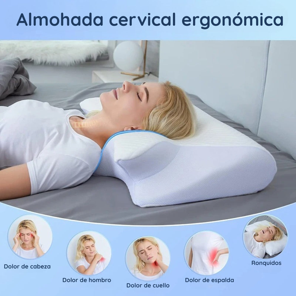 Almohada cervical ergonómica