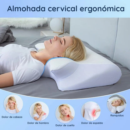 Almohada cervical ergonómica